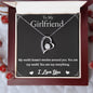 Forever Necklace for Girlfriend - White Gold Finish and Gold Finish Options