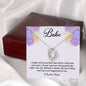 Heart Necklace for Babe - I Might Not Be Perfect