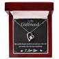 Forever Necklace for Girlfriend - White Gold Finish and Gold Finish Options