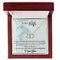 Solid Gold Necklace - Everlasting Love Necklace for Wife