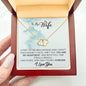 Solid Gold Necklace - Everlasting Love Necklace for Wife
