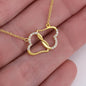 Solid Gold Necklace - Everlasting Love Necklace for Wife