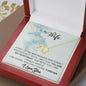 Solid Gold Necklace - Everlasting Love Necklace for Wife