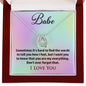 Love Luck Necklace - White Gold Plated Stainless Steel