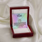 Love Luck Necklace - White Gold Plated Stainless Steel
