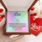 Love Luck Necklace - White Gold Plated Stainless Steel