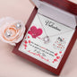 My Valentine - We're The Purrfect Pair - Necklace With Earrings