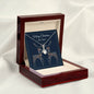 Merry Christmas My Deer Necklace (14K White Gold or 18k Yellow Gold plated)