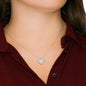 Tease Your Sister Necklace (White Gold plated and Yellow Gold plated options)