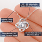 Tease Your Sister Necklace (White Gold plated and Yellow Gold plated options)