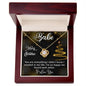Merry Christmas Babe Necklace (White Gold or Yellow Gold finish)