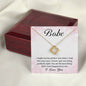 Babe Love Knot Necklace - I Might Not Be Perfect