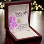 Tease Your Sister Necklace (White Gold plated and Yellow Gold plated options)