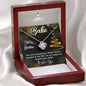 Merry Christmas Babe Necklace (White Gold or Yellow Gold finish)