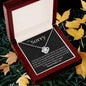Apology Necklace - White Gold or Yellow Gold Options