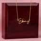 To My Girlfriend - Personalized Necklace