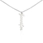 Custom Vertical Name Necklace