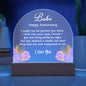 Printed Acrylic Keepsake for Anniversary