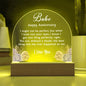 Printed Acrylic Keepsake for Anniversary