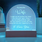 Engraved Acrylic for my Wife - You Are the Best Thing...
