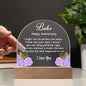 Printed Acrylic Keepsake for Anniversary
