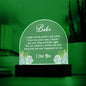 Printed Acrylic Gift for Babe - I might not be perfect...