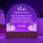 Printed Acrylic Keepsake for Anniversary