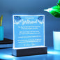 To My Girlfriend - Printed Acrylic Plaque - I'm So Fortunate To Have You
