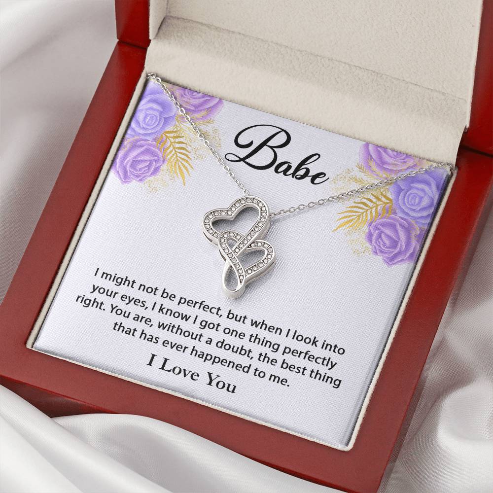 Babe Heart to Heart Necklace