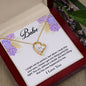 Heart Necklace for Babe - I Might Not Be Perfect