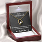Forever Necklace for Girlfriend - White Gold Finish and Gold Finish Options