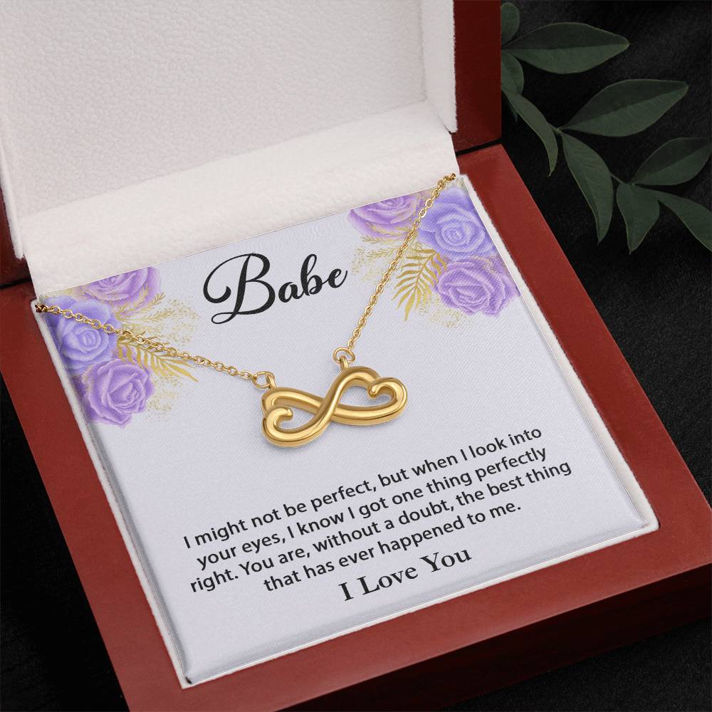 Infinity Love Necklace for Babe