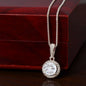Necklace for Sister | 14k White Gold Finish