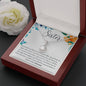 Necklace for Sister | 14k White Gold Finish