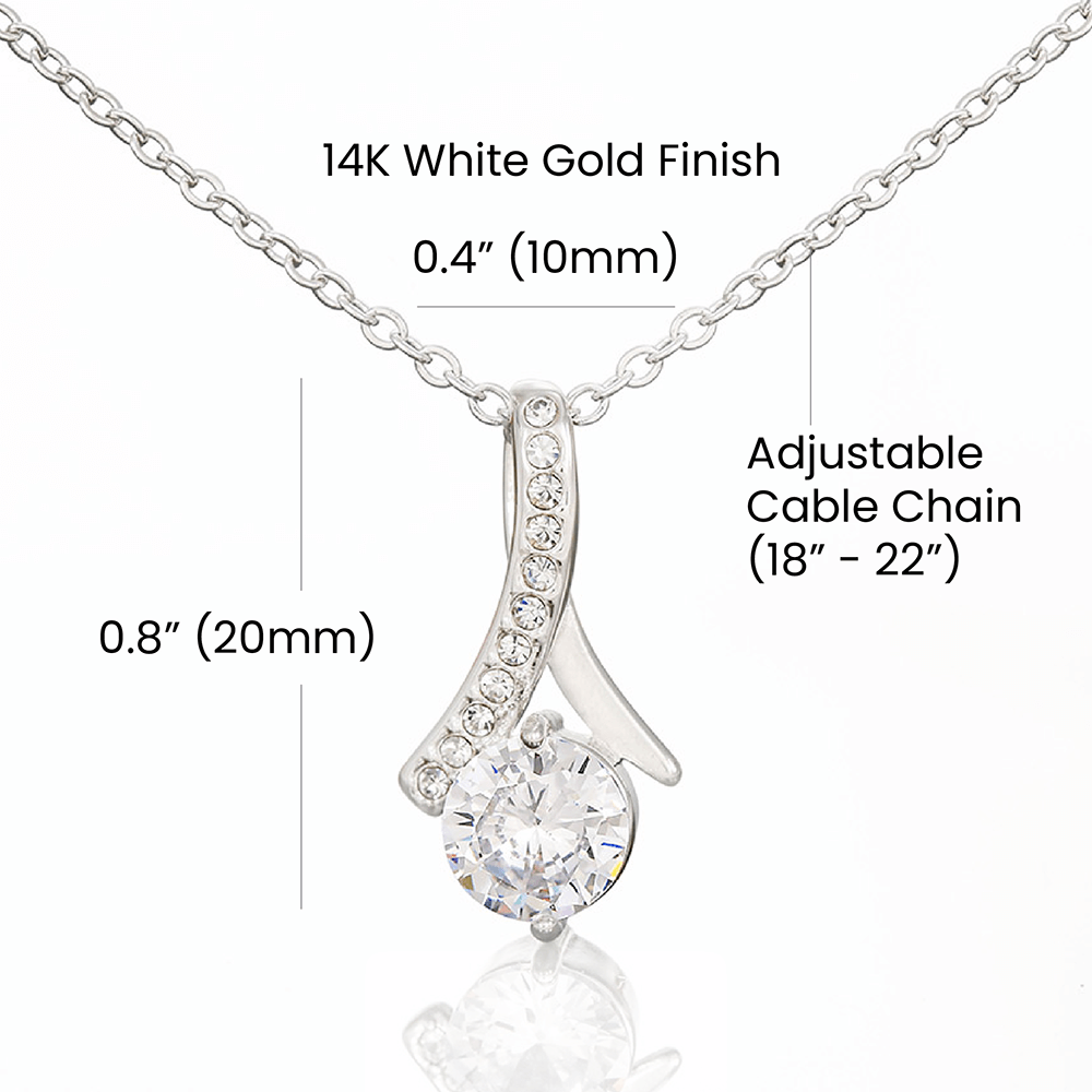 Appreciation Necklace for Mom - Gold & White Gold Options