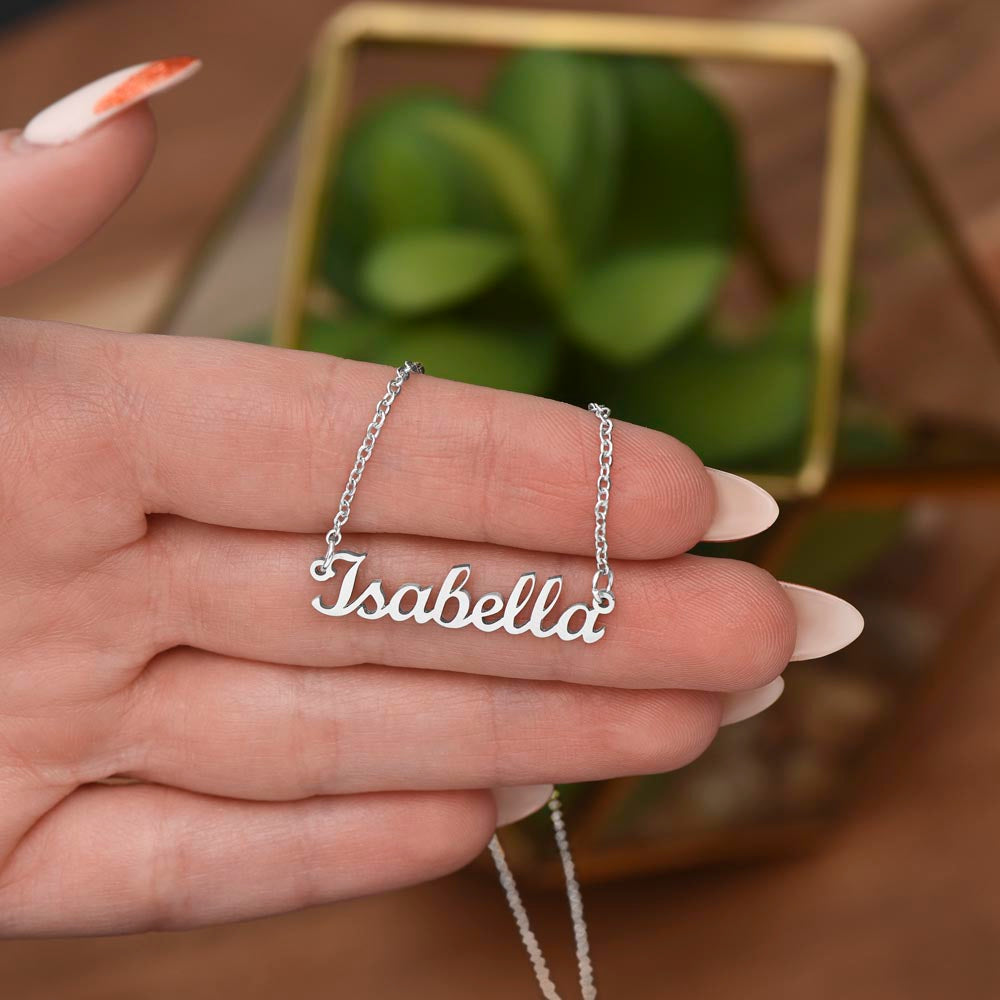 Custom Bold Name Necklace