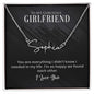 To My Girlfriend - Personalized Necklace