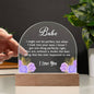 Printed Acrylic Gift for Babe - I might not be perfect...