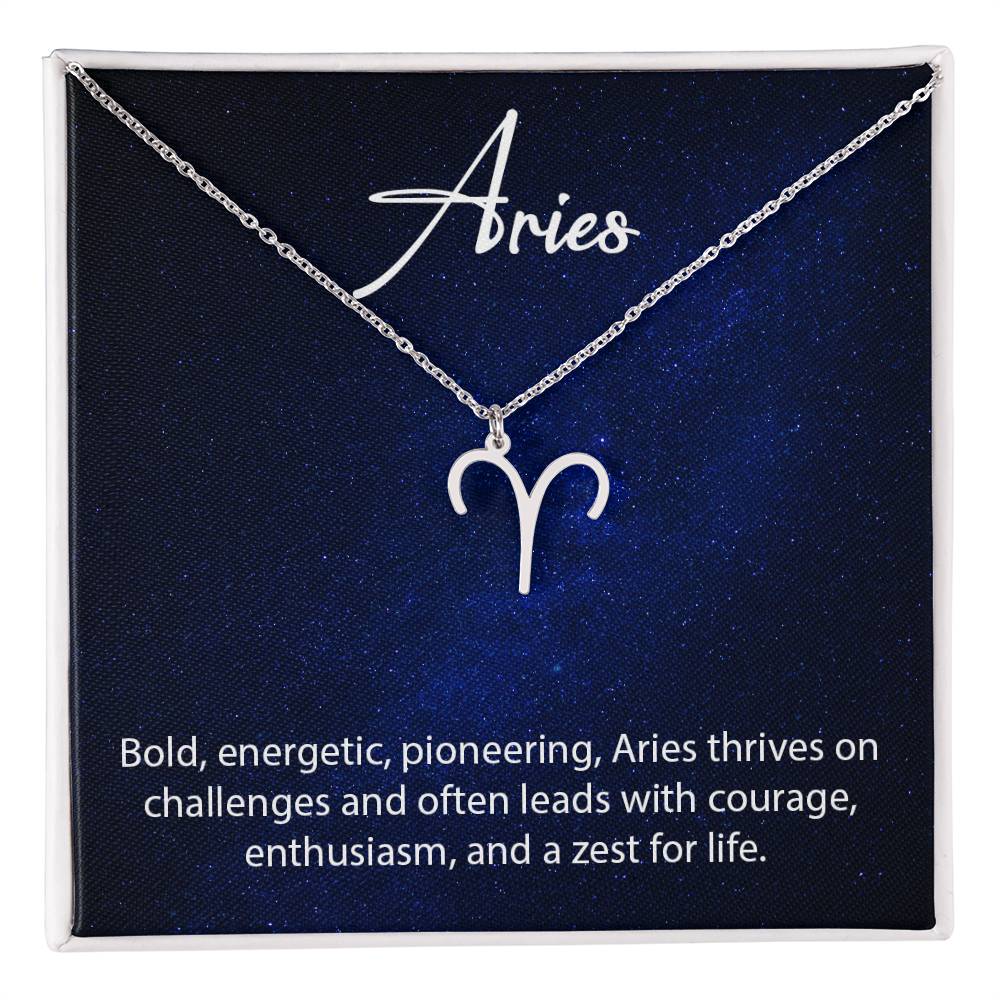 Aries Zodiac Necklace