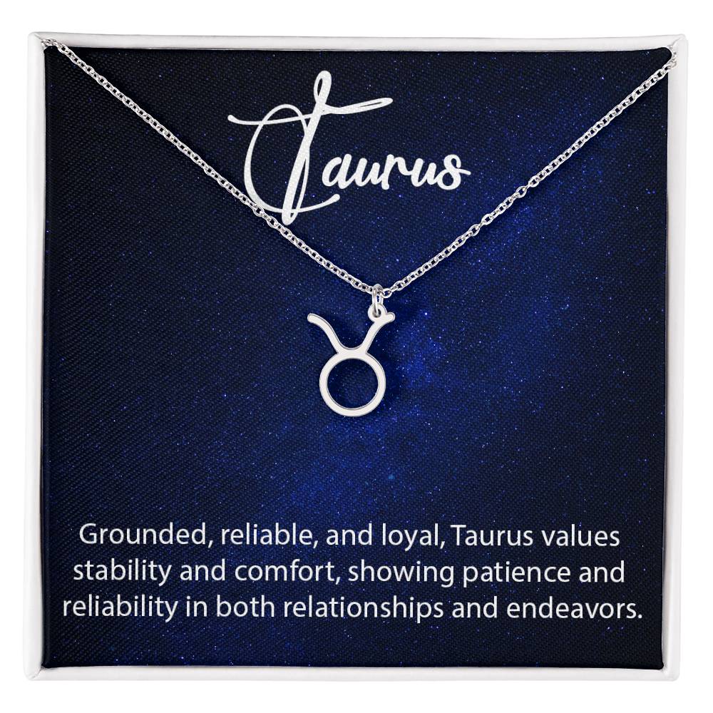 Taurus Zodiac Necklace