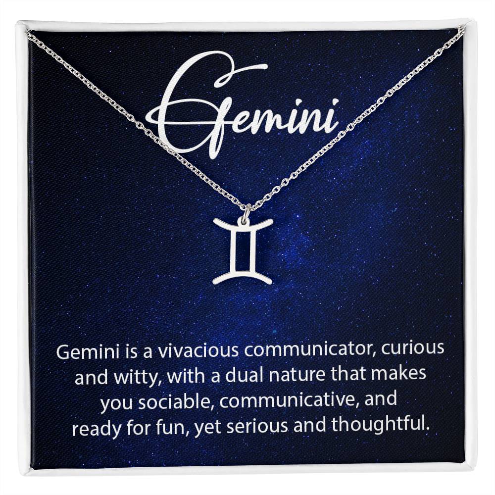 Gemini Zodiac Necklace