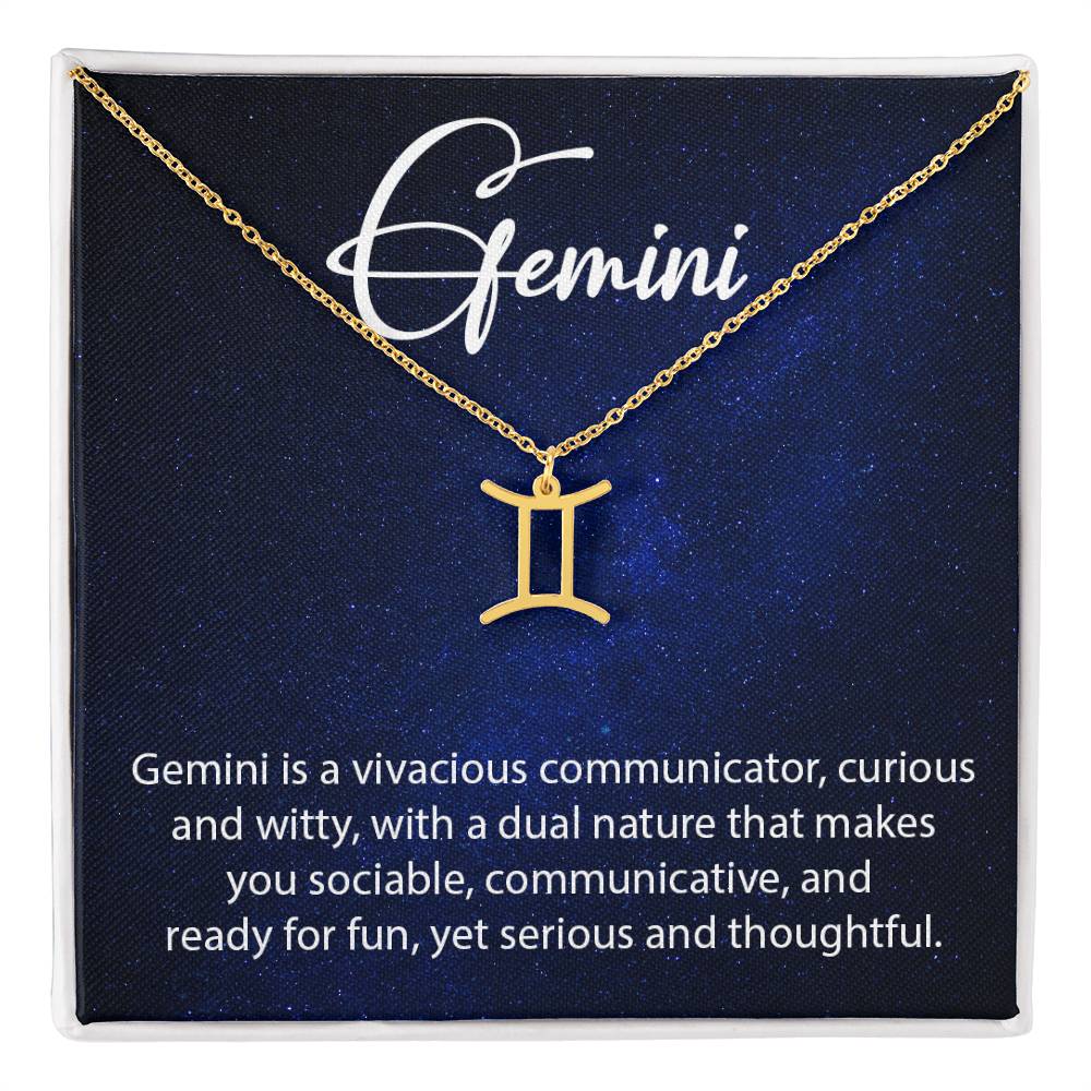 Gemini Zodiac Necklace