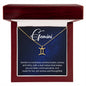 Gemini Zodiac Necklace