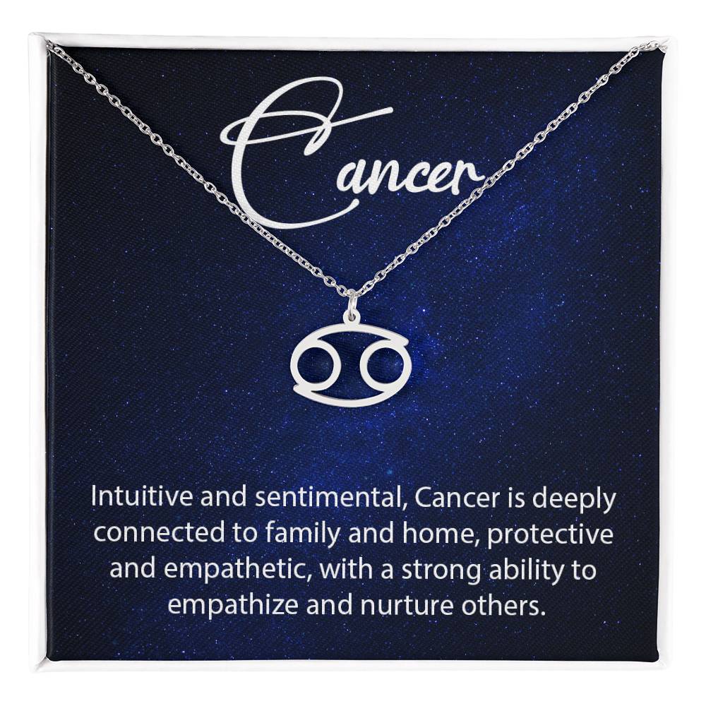 Cancer Zodiac Necklace