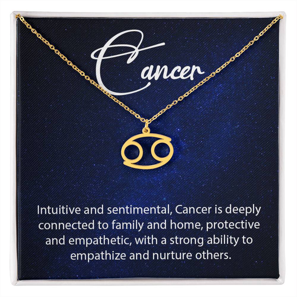 Cancer Zodiac Necklace