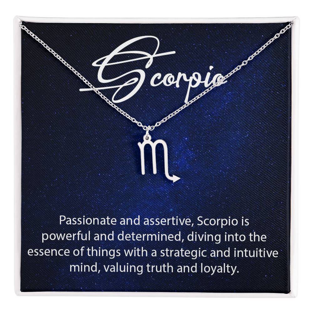 Scorpio Zodiac Necklace