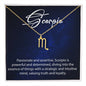 Scorpio Zodiac Necklace