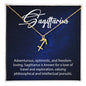 Sagittarius Zodiac Necklace