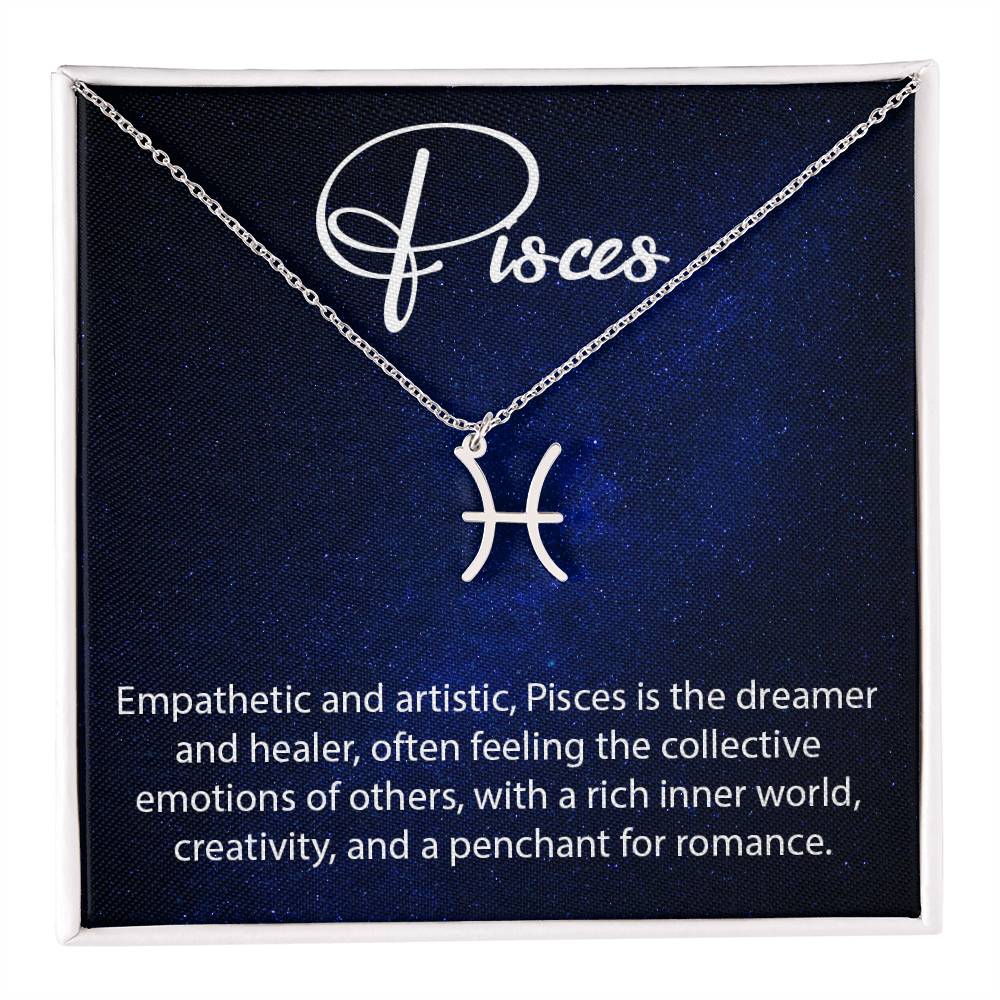 Pisces Zodiac Necklace