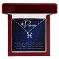 Pisces Zodiac Necklace